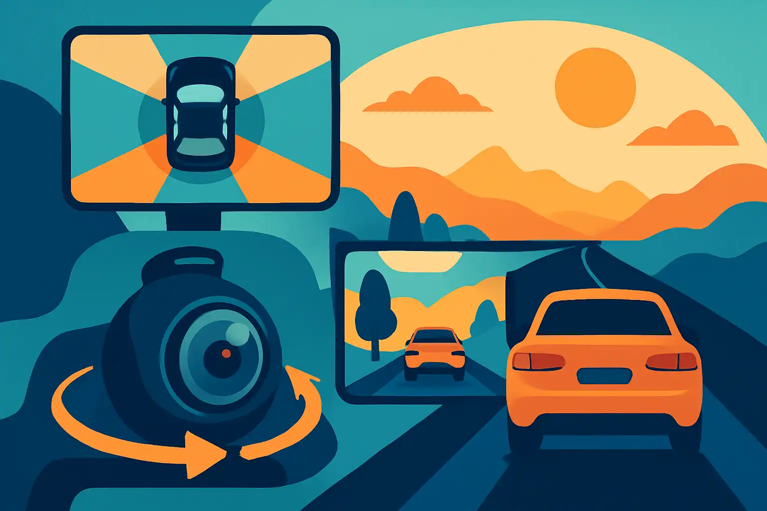 360° camera in de auto: parkeerhulp of meeslepende roadtripbeelden? Het verschil uitgelegd