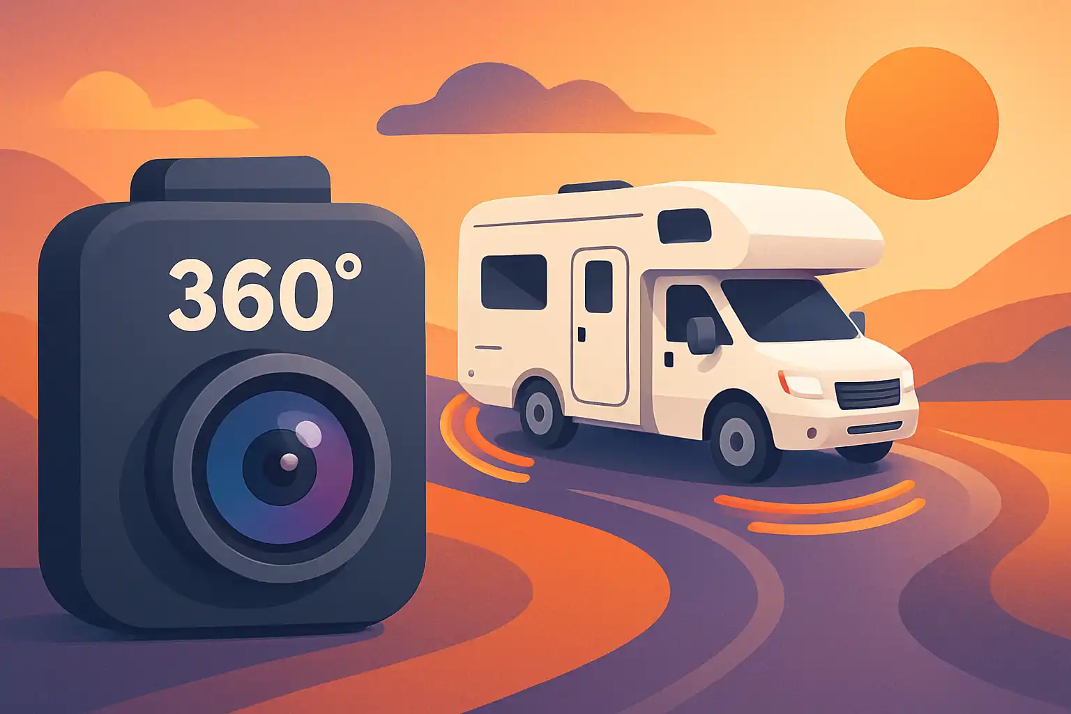 360 graden camera in de camper: van parkeerhulp tot onvergetelijke reisvideo's