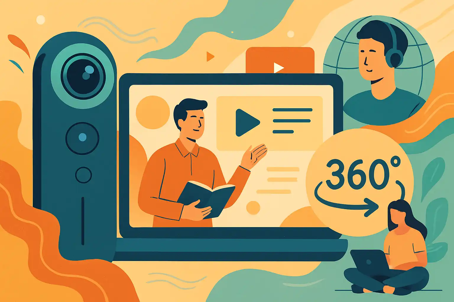 Hoe 360° video online cursussen transformeert: praktische voorbeelden en lesideeën