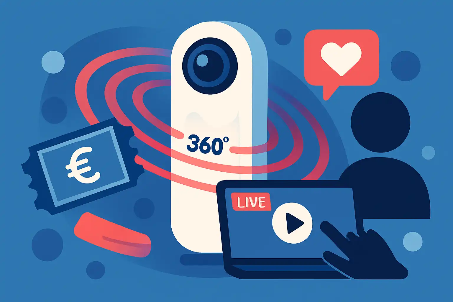 Hoe organiseer je betaalde 360° livestreams die kijkers willen betalen: ticketing, interactie en techniek