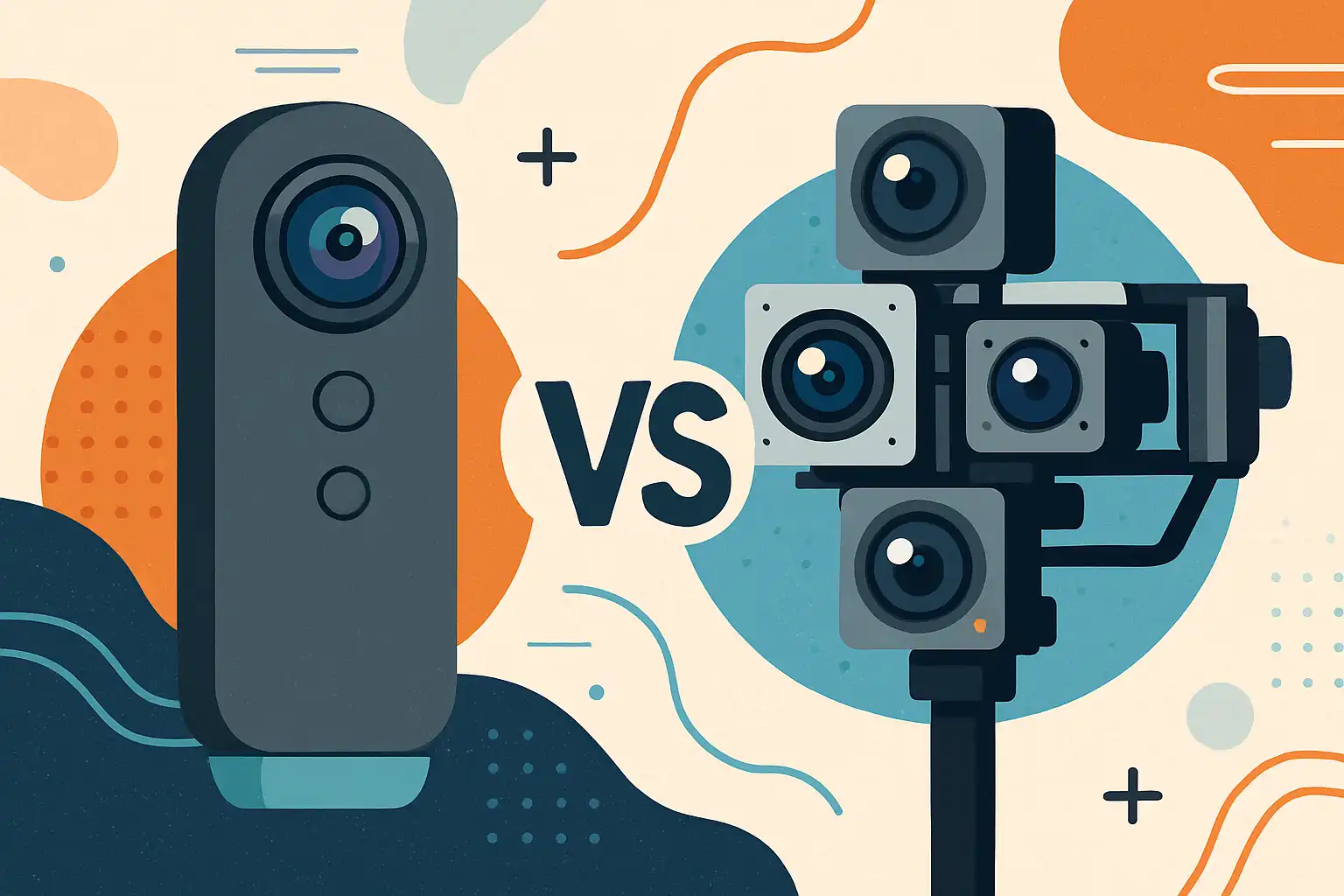 Kies tussen 360° camera en multicam rig: welke setup past bij jouw project?