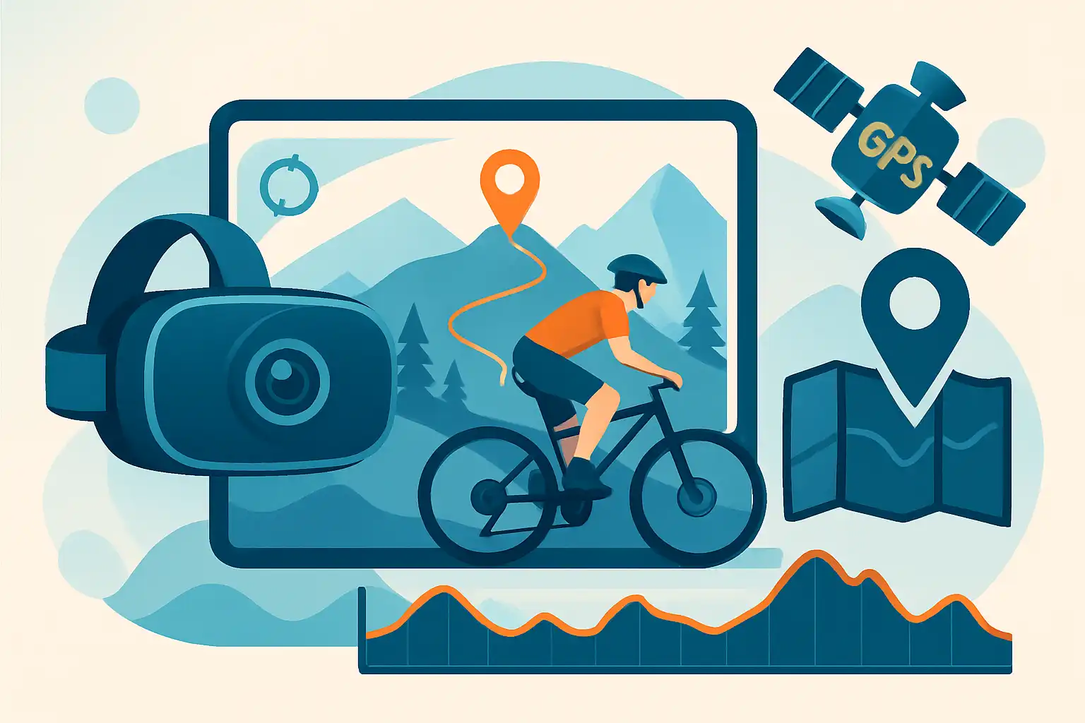 Mountainbike trails herbeleven in VR: zo koppel je gps-data aan je 360° video's
