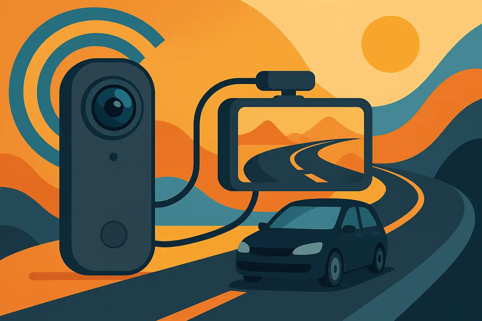 Rondom veilig: zo tover je je 360° camera om tot slimme dashcam voor roadtrips