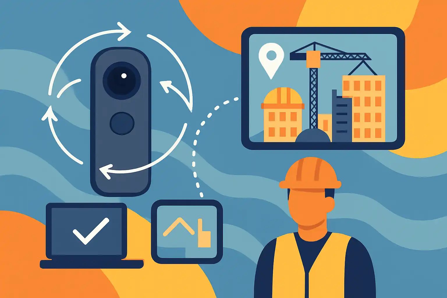 Zo gebruik je 360° camera’s voor remote inspecties en bouwprojecten: bespaar tijd en voorkom fouten