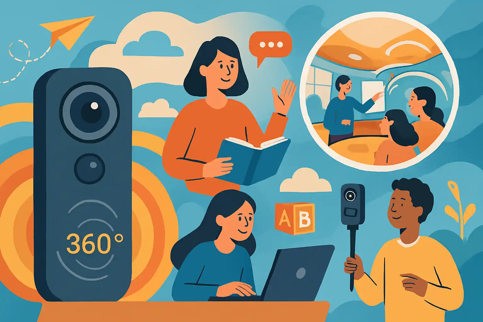 Zo gebruik je een 360° camera in de klas: creatieve lesideeën voor docenten en leerlingen