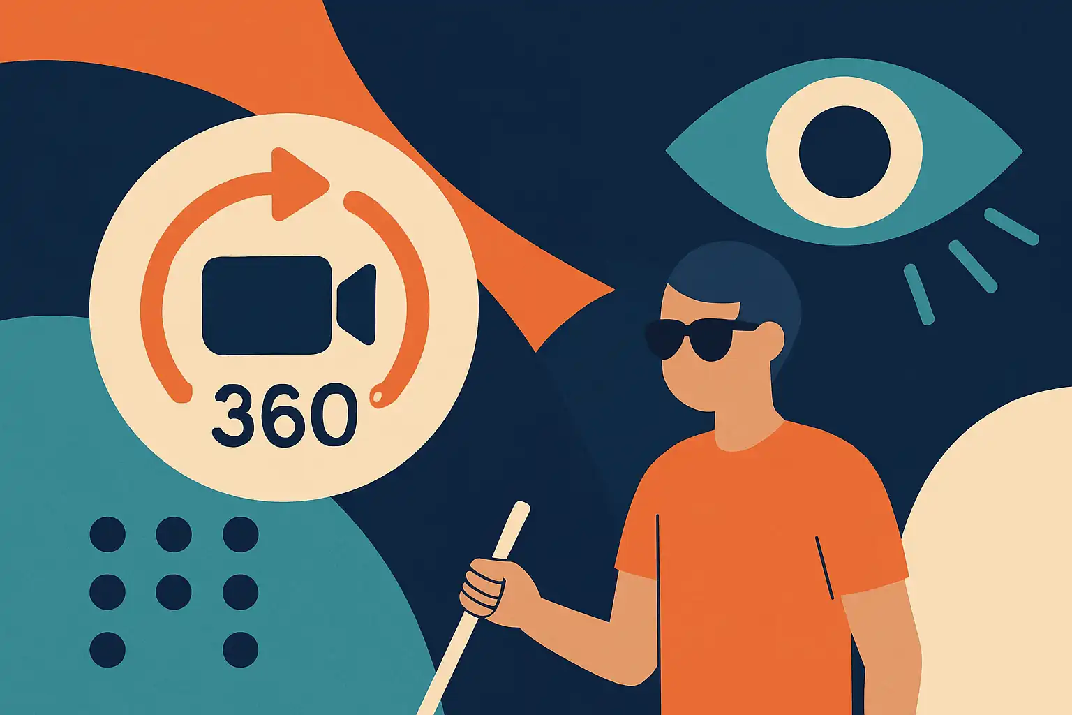 Zo maak je 360° content toegankelijk voor blinde en slechtziende kijkers