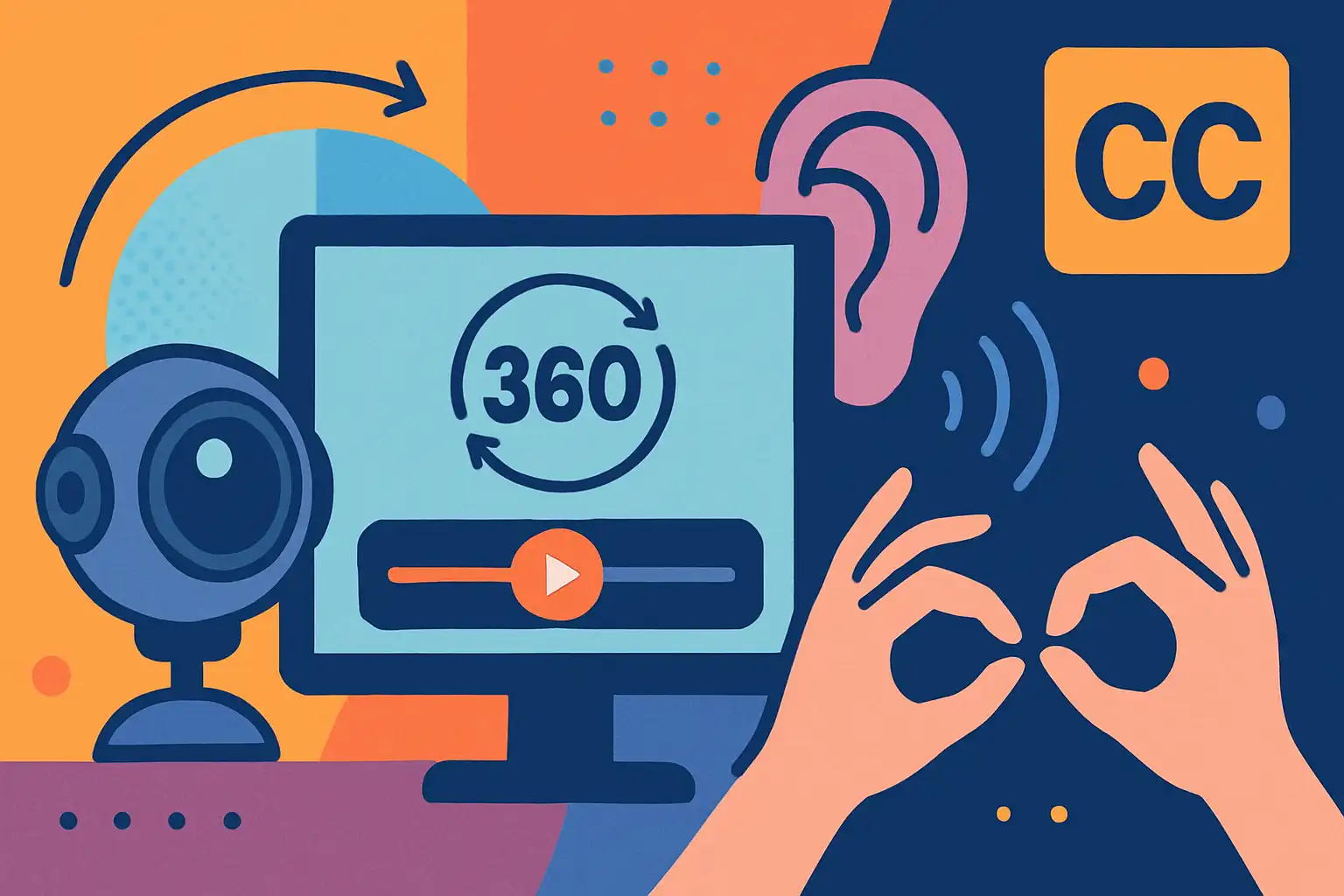 Zo maak je 360° video’s echt toegankelijk voor dove en slechthorende kijkers
