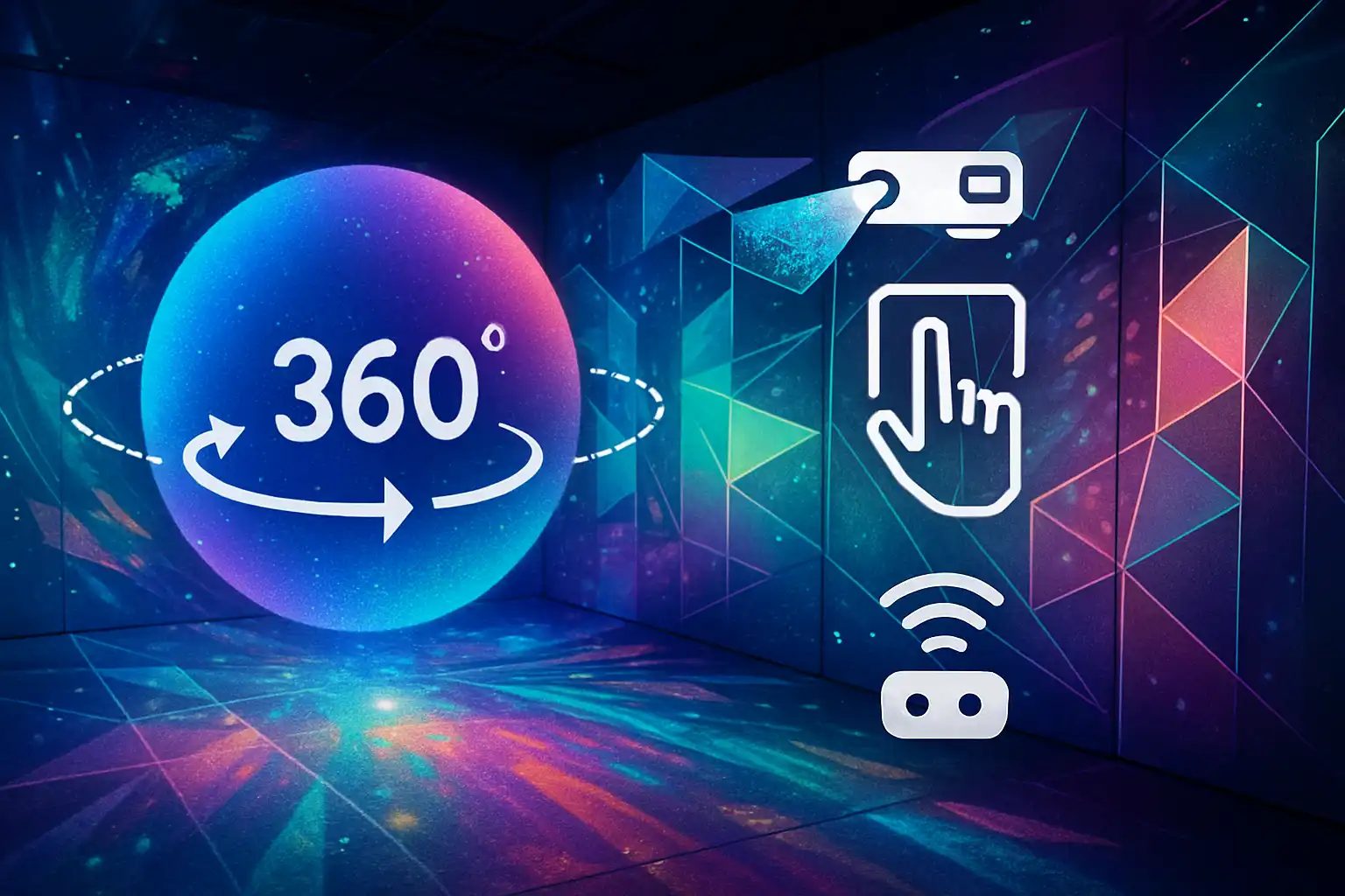 Zo maak je een interactieve 360° kunstinstallatie: projection mapping, sensoren en storytelling