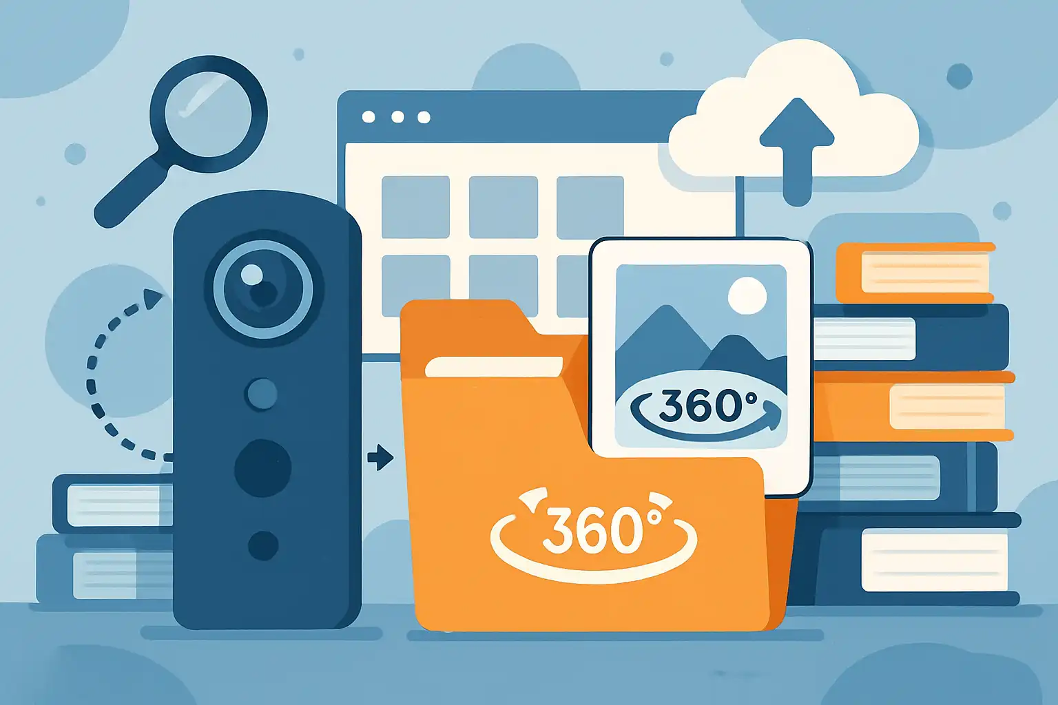 Zo organiseer en archiveer je een groeiende bibliotheek met 360°-materiaal