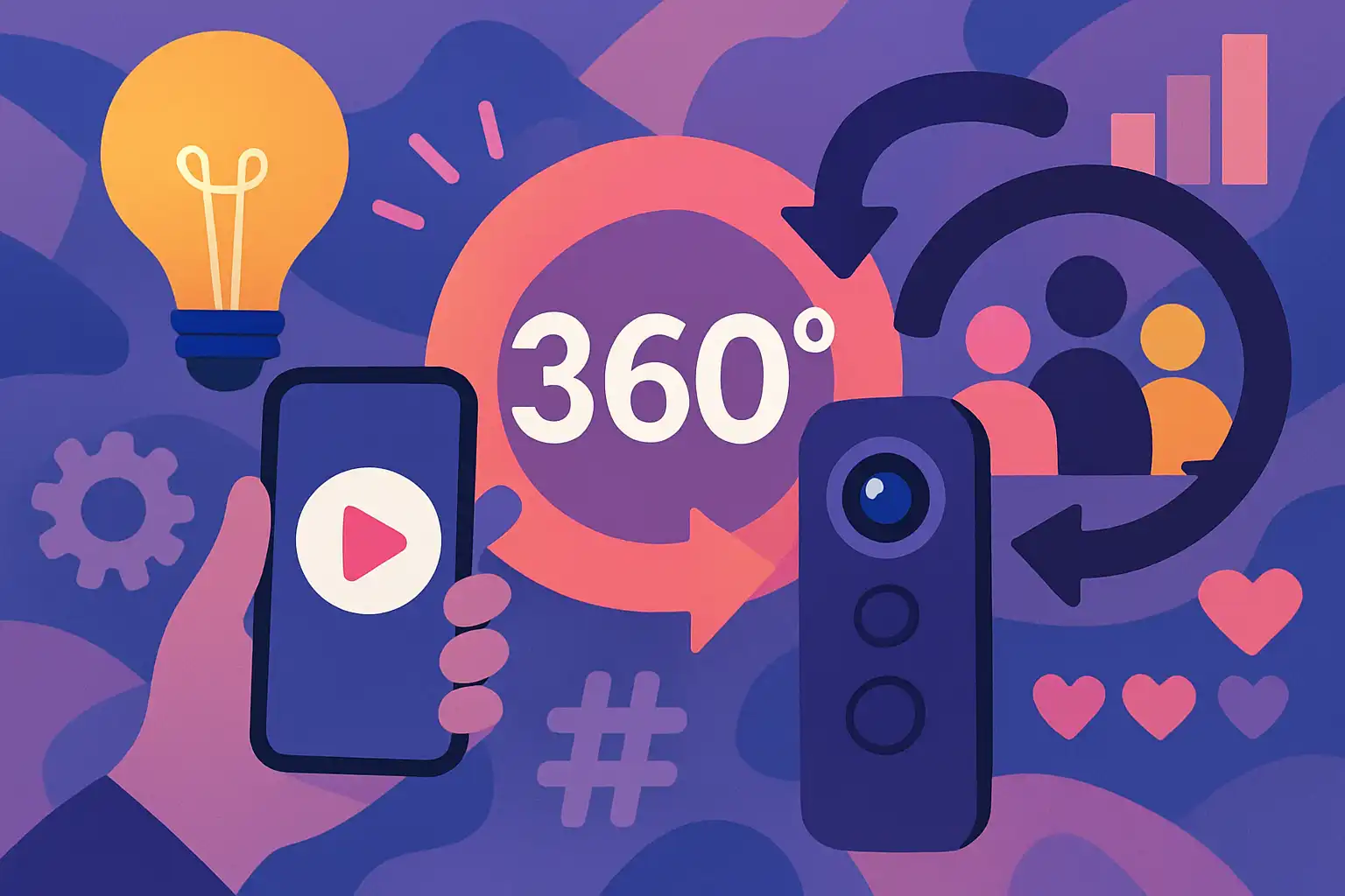 Zo start je een virale 360° challenge: ideeën, tools en hoe je publiek meedoet