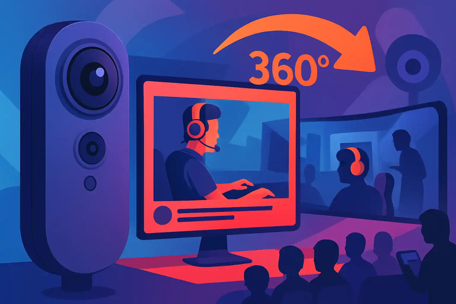 Zo transformeer je esports‑streams met 360° camera's: van publieksblik tot achter de schermen