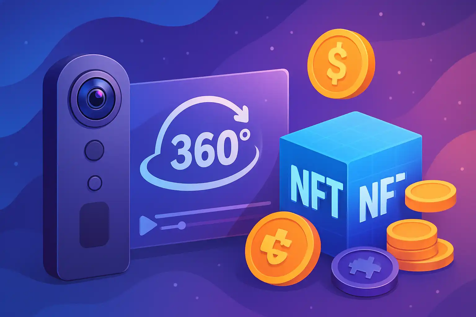 Zo zet je 360° video's om in winstgevende NFT's en digitale collectibles