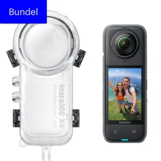 Insta360 X4 - Actioncam - 360 graden-camera - 8K - Duik bundel- Met invisible dive case