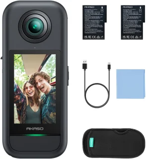 De AKASO 360° Action Camera - Standaardset in één oogopslag