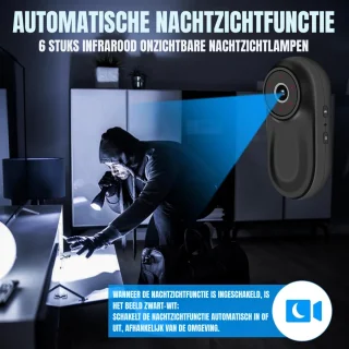 Wat vinden we goed aan de Florixa® Bodycam Camera - Zwart