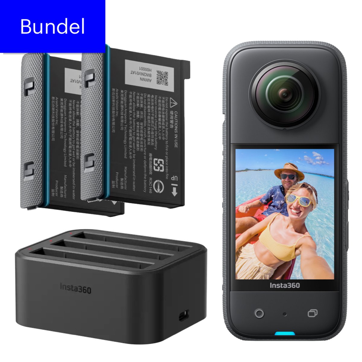 De Insta360 X3 Full Power Bundel Kit in één oogopslag
