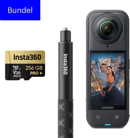 Insta360 X5 Starter Bundle Selfie Stick SD 256GB review