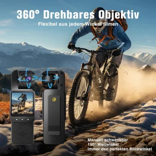 Kraftverdia Mini Action Cam - Actiecamera