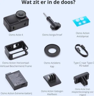 Osmo Action 4 Standaard Combo actiecamera