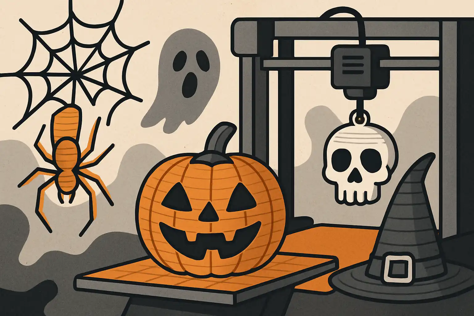 Print je halloweenaccessoires: simpele projecten die je angstaanjagend veel tijd besparen