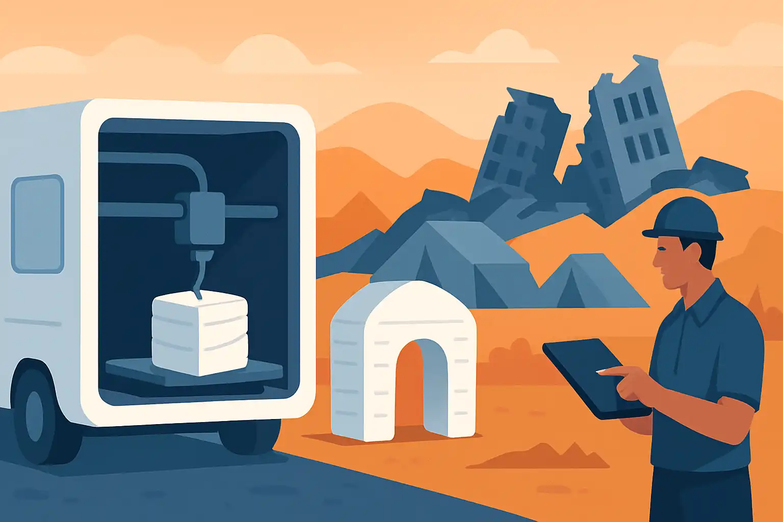 Printen op locatie: hoe mobiele 3D-printers rampenhulp en veldwerk veranderen