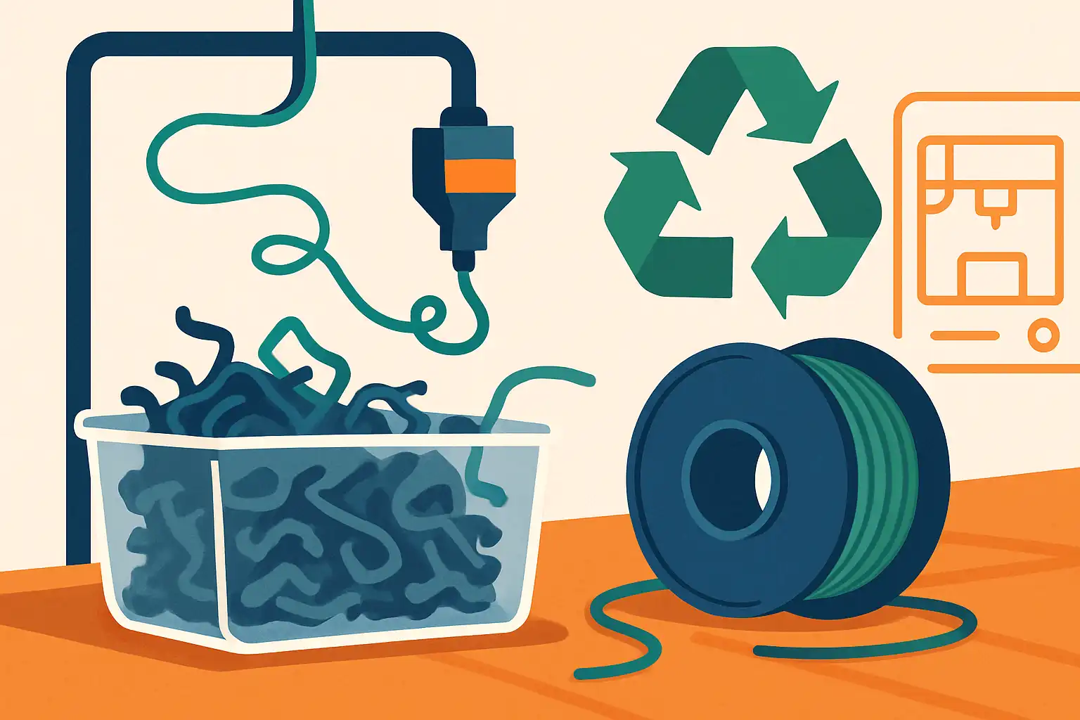 Recycle je mislukte prints: thuis filament terugwinnen zonder dure machines