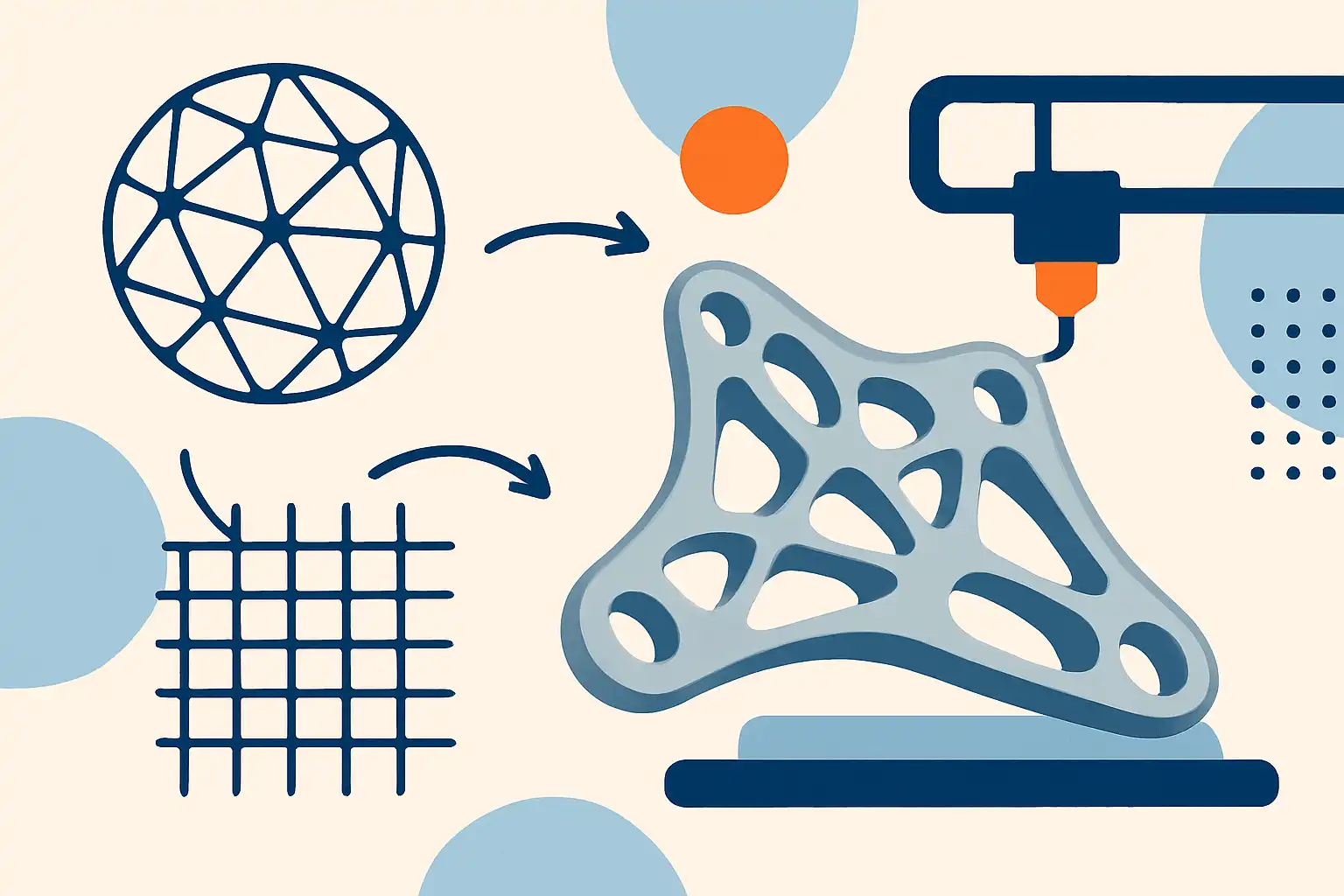 Van topologie tot print: hoe generative design sterke, lichte onderdelen oplevert
