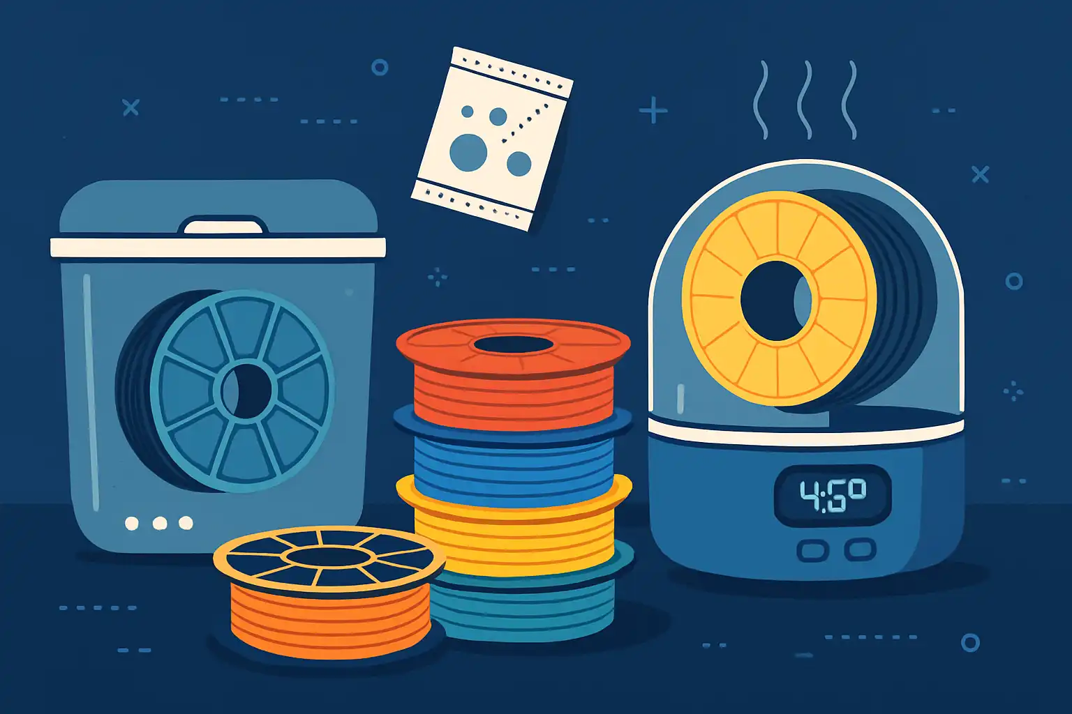 Zo houd je filament als nieuw: slimme opslag, droogmethodes en tricks die iedereen overslaat