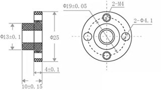 Wat vinden we goed aan de 2pcs 3D Printer Z Axis Trapezoid Motor Screw Nuts T8 Lead Screw POM Nut 8mm Compatible with Prusa I3 MK2 MK2S MK3 MK3S 3D Printer