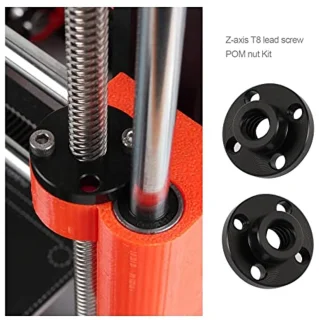 2pcs 3D Printer Z Axis Trapezoid Motor Screw Nuts T8 Lead Screw POM Nut 8mm Compatible with Prusa I3 MK2 MK2S MK3 MK3S 3D Printer