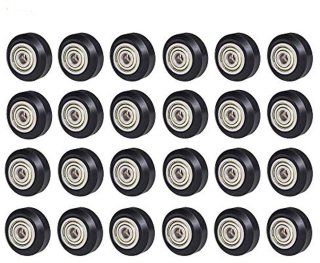 De 3D Printer Rolls Rolls V-Slot POM Wheel for Creality Ender 3 3D Printer Series (24pcs/pack) in één oogopslag