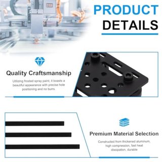 De V Slot, Gantry Platter (4 Pack), 3D Printer Accessories, X Axis Wheels for Ender 3/Pro, CR 10 3D Printer in één oogopslag