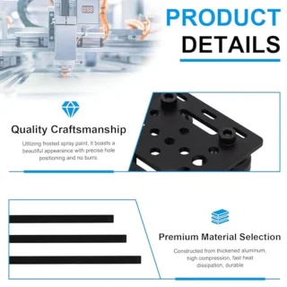 V Slot, Gantry Platter (4 Pack), 3D Printer Accessories, X Axis Wheels for Ender 3/Pro, CR 10 3D Printer