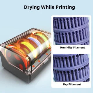 3D-printer met hoge snelheid, automatische bednivellering en meerkleurendruk – 600 mm/s, tot 8 kleuren, 255 x 255 x 260 mm