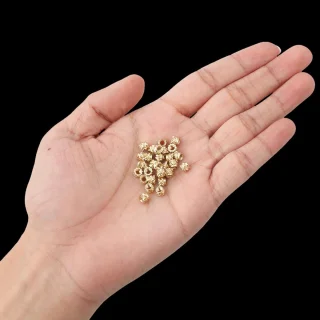 3D-Afdrukken Messing Moeren M3x4x5mm - Schroefdraadinzetstukken voor 3D-Printer Onderdelen - Set van 100stuks