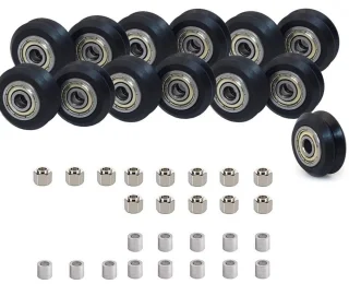 13 stuks V-riemschijf rollen met lagers en excentrische kolom voor 3D-printers - 3D-printer accessoires