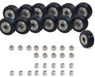 13-delige V-riemschijf set met lagers en excentrische kolommen — betrouwbare upgrade voor 3D-printers