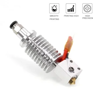 Hotend Kit for Anycubic Vyper, with 5 Pieces Extra E3D Long Nozzles, Compatible with Anycubic Vyper/Kobra Max/Kobra Plus 3D Printer Hotend