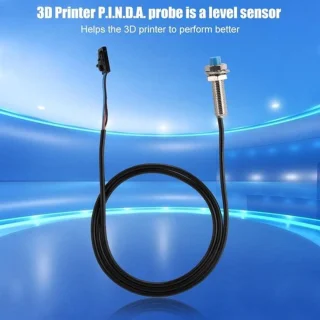 3D Printer Probe Kabel ABS Metalen Niveau Sensor voor Rambo Mini - Prusa I3 Mk2/mk2s DIY 3D Printers - F.I.N.D.A. Sonde Zwart .
