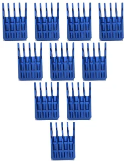 Blauw Aluminium Stappenmotor Driver Heatsink Cooling Vinnen Cooler - 10 stuks - 3D Printer Onderdelen - TMC2100 Stepper Driver .