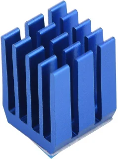 Blauw Aluminium Stappenmotor Driver Heatsink Cooling Vinnen Cooler - 10 stuks - 3D Printer Onderdelen - TMC2100 Stepper Driver .