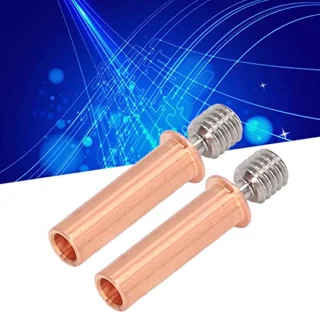 2 stks Nozzle Keel Bimetaal Heat Break Heatbreak Tube M6 3D Printer Accessoires voor CR 6 SE, veelzijdige 3D Printer Onderdelen Accessoires 3D Printer Extruder