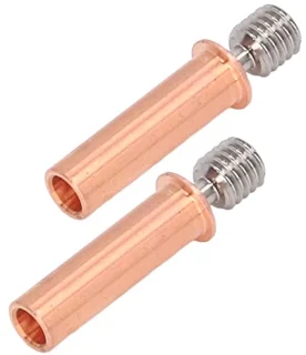 2 stks Nozzle Keel Bimetaal Heat Break Heatbreak Tube M6 3D Printer Accessoires voor CR 6 SE, veelzijdige 3D Printer Onderdelen Accessoires 3D Printer Extruder