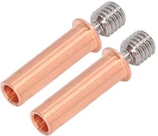 2 stks Nozzle Keel Bimetaal Heat Break Heatbreak Tube M6 3D Printer Accessoires voor CR 6 SE, veelzijdige 3D Printer Onderdelen Accessoires 3D Printer Extruder