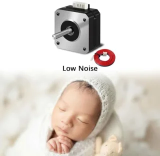 Nema 17 Stepper Motor 42 x 23mm Pancake Motor 1.5 A-3.8V 2 Phase 4 Wires 1.8 Degree with 1 Meter Cable for 3D Printer Motors 1 Piece