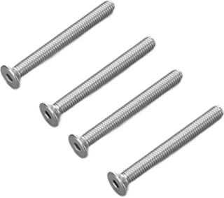 3D-printer Warmtebed-nivelleringsonderdelen, M4-duimwiel met Hoge Hardheid + Hot Bed-siliconenmat, Geschikt voor Prusa I3 Plus, voor Anet A8, voor Wanhao D9, voor Ender 5 Plus(Wit+zwart)