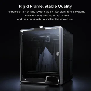 K1 Max 3D-printer – FDM Printer – 3D Printmachine – Additive Fabricator – Rapid Prototyper – Groot Bouwvolume 300x300x300 mm – Supersnelle Printsnelheid 600 mm/s