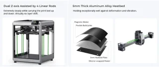 3D Printer – 3D Printer Combo – FDM Printer – Kleurenprinter – Multi-Color Printer – Groot Bouwvolume 350x350x350 mm – Thermo-Regelbare Behuizing Tot 60°C
