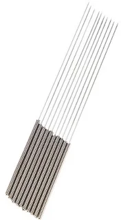 , 3D-printer-mondstukreiniging-toolkit, 3D-printeraccessoires, 10 Roestvrij Stalen en 0,4 Mm Sproeinaalden van Koper