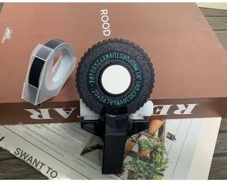 3D Label Printer - DIY Lettering Machine - Handmatig Embossing Effect - 1 Stuks - Voor Albums En Scrapbooking Zwart